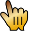 Citrine Glow pointer cursor