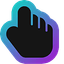 Cool Gradient pointer cursor