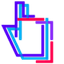 Vibrant Lines pointer cursor