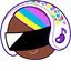 DJ Cookie and Rainbow pointer cursor