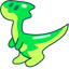 Dino-Sour Cookie Cursor Pack default cursor