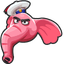 Crash Bandicoot Pink Elephant Cute Mouse Cursor pointer cursor