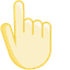 Creamy pointer cursor