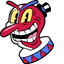 Cute Cursor Pack - Cuphead Beppi The Clown pointer cursor