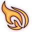 Custom Cute Pyro Head Cursor default cursor