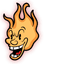 Custom Cute Pyro Head Cursor pointer cursor