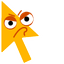 Angry Face default cursor