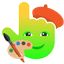 Artist Face pointer cursor