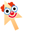 Clown Face default cursor