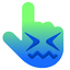 Confounded Face pointer cursor