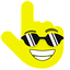 Cool Face pointer cursor