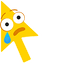 Crying Face default cursor