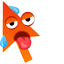 Hot Face Emoji default cursor