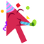 Partying Face default cursor