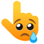 Pleading Crying pointer cursor