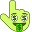 Rich Money pointer cursor