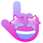Starstruck Purple pointer cursor