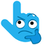 Thinking Face pointer cursor