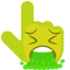 Vomit Face pointer cursor