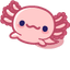 Adorable Cute Axolotl Custom Cursor pointer cursor