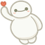 Baymax and Heart default cursor