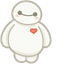 Baymax and Heart pointer cursor