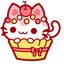 Cat Apple pointer cursor