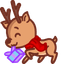 Cute Reindeer default cursor