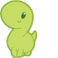 Dinosaur pointer cursor