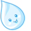 Cute Cursor Pack: Droplets & Snowflakes default cursor