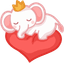 Cute Elephant pointer cursor