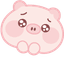 Adorable Cute Pig pointer cursor