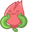 Cute Happy Tulip pointer cursor