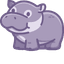 Cute Hippo default cursor