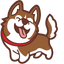 Brown Husky Delight pointer cursor