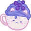 Kawaii Ice Cream Cat Custom pointer cursor