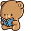 Mocha Bear Cute Mouse pointer cursor