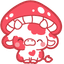 Whimsical Mushroom pointer cursor