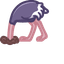 Charming Cute Ostrich pointer cursor