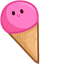 Pink Ice Cream default cursor