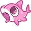 Pink Shark pointer cursor