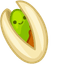 Adorable Cute Pistachio Mouse default cursor