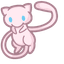 Cute Mew and Mewtwo default cursor