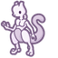 Cute Mew and Mewtwo pointer cursor
