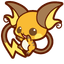 Cute Pokemon Raichu pointer cursor