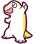 Cute Gecko pointer cursor