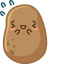 Kawaii Potato pointer cursor