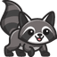 Adorable Cute Racoon Mouse default cursor