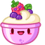 Adorable Raspberry and Pudding Cute pointer cursor