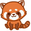Enchanting Red Panda default cursor